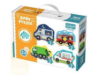 Puzzle Baby Classic TREFL Pojazdy i zawody