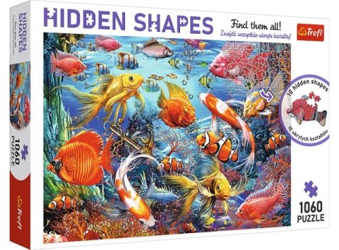 Puzzle 1060 TREFL Hidden Shapes - Podwodne życie