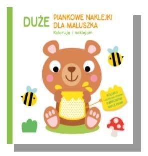 Duże piankowe naklejki Miś