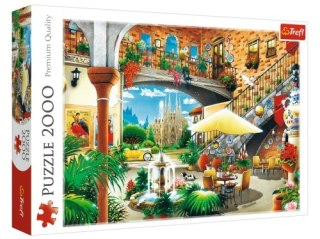 Puzzle 2000 TREFL Widok na Barcelonę