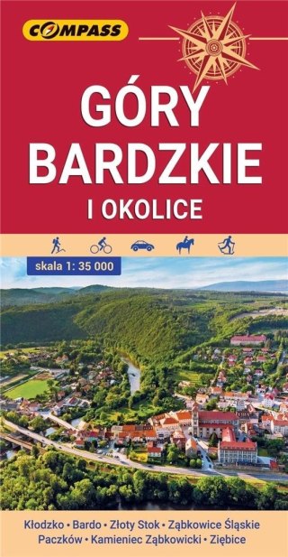 Mapa tur. - Góry Bardzkie i okolice 1:35 00 w.2021