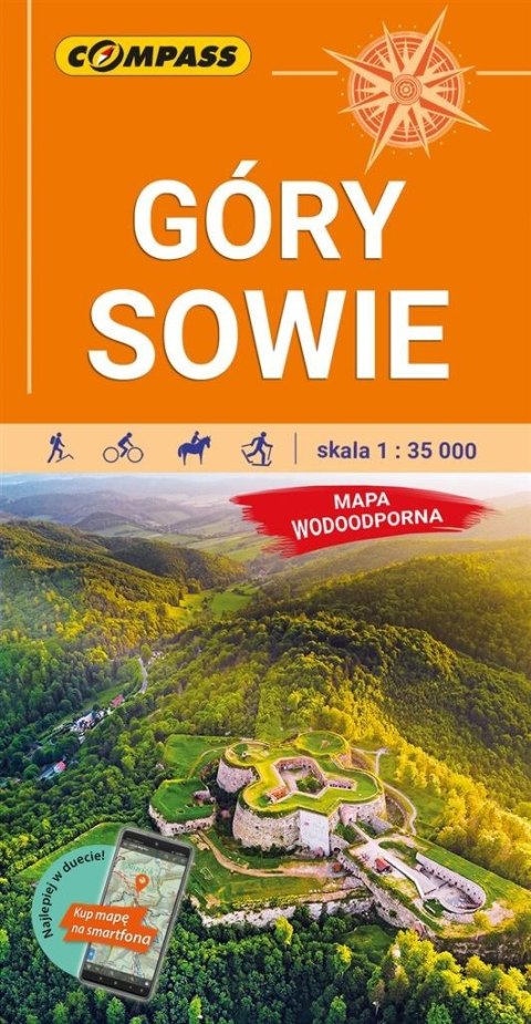 Mapa tur. - Góry Sowie 1:35 000 laminowana w.2022