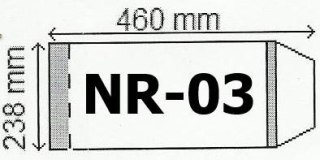 Okładka na podr B5 regulowana nr 3 (25szt) NARNIA