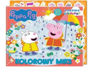 Kolorowanka MSZ Świnka Peppa- Zabawa w kolory- Miks