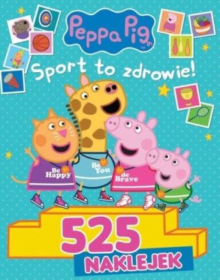 Książeczka MSZ Świnka Peppa- 525 naklejek