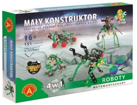 MAŁY KONSTRUKTOR 4W1 ROBOTY