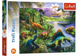 Puzzle 200 TREFL Drapieżne dinozaury