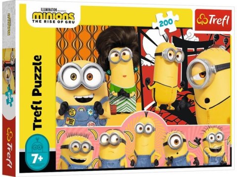 Puzzle 200 TREFL Minionki w akcji" / Universal Minions the rise of Gru