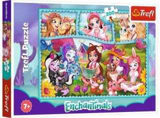 Puzzle 200 TREFL Niezwykły świat Enchantimals" / Mattel Enchantimals