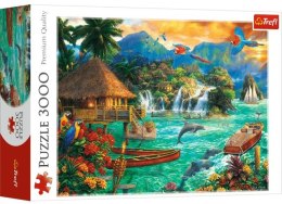 Puzzle 3000 TREFL Życie na wyspie / Chuck Pinson
