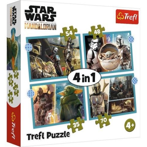 Puzzle "4w1" TREFL Mandalorian" / Lucasfilm Star Wars The Mandalorian