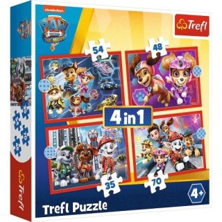 Puzzle "4w1" TREFL Psi Patrol w mieście