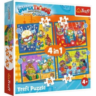 Puzzle "4w1" TREFL Super things - Super akcja