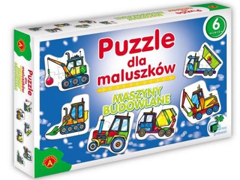 Puzzle "dla maluszków" ALEXANDER Maszyny budowlane