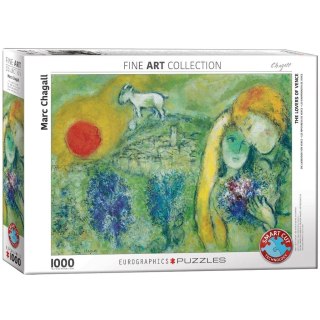 Puzzle 1000 Kochankowie w Wenecji, Marc Chagall