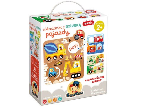 CzuCzu Układanki z dziurką Pojazdy puzzle ZA4162