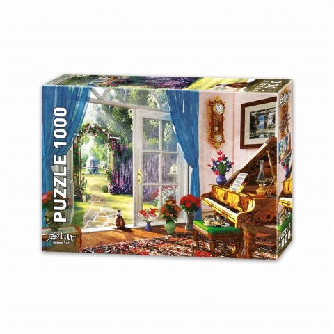 Puzzle 1000 Pokój z widokiem na altankę