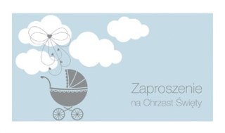 Kartki zaproszenia Pol-Mak Z 49124 Chrzest 10szt.