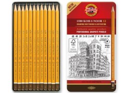 Komplet ołówków grafitowych KOH-I-NOOR 1582 12szt.