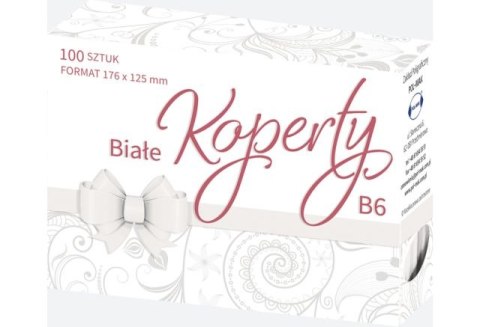 Koperta biała B6 (100szt) zest. 523