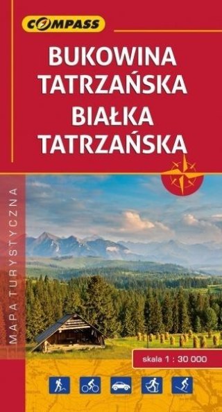 Mapa turystyczna - Bukowina/Białka Tatrzańska