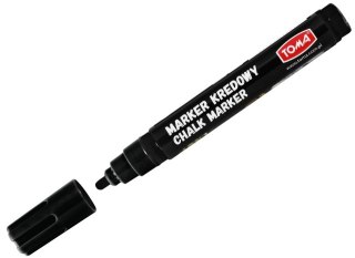 Marker kredowy TOMA końcówka okrągła 4, 45mm 8g czarny