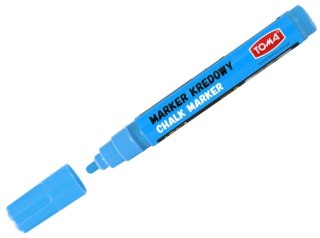 Marker kredowy TOMA końcówka okrągła 4, 45mm 8g niebieski