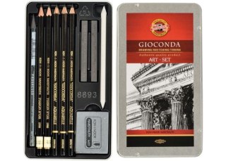 Zestaw artystyczny KOH-I-NOOR Gioconda w metalowej kasetce 8893