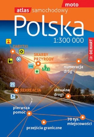 Atlas samochodowy Polski 1:300 000