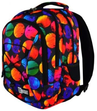 Plecak 38cm (15") St.Majewski 3-komorowy BP32 COLOURFUL DOTS