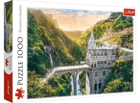 Puzzle 1000 TREFL Sanktuarium Las Lajas, Kolumbia