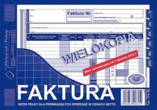 Faktura wielokopia 100-3E