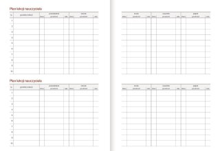 Kalendarz nauczyciela WN B6 tygodniowy, PCV bezb - EKO 2024/25