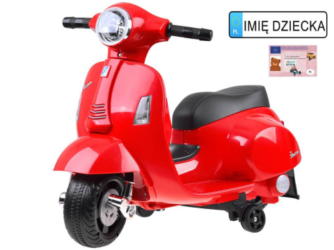 Motorek VESPA na akumulator Skuter PA0238