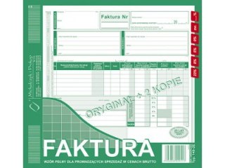 Druk-Faktura 2/3 A-4(o+2k)-płat./odb.(b)