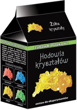 Hodowla kryształów RANOK Żółte kryształy