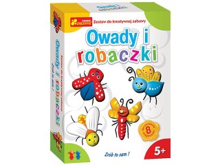 Zestaw kreatywny RANOK Gipsowe magnesy - Owady i robaczki