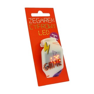 Zegarek cyfrowy LED game