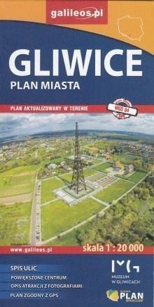 Plan miasta - Gliwice 1:20 000