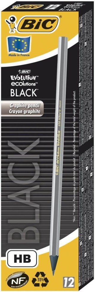 Ołówek Evolution Black (12szt) BIC