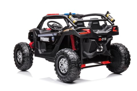 Auto na Akumulator Buggy XB-2118 Policyjne Czarne 4x4