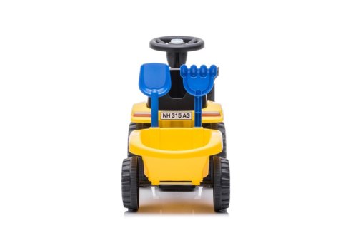 Jeździk Traktor New Holland 658T Żółty