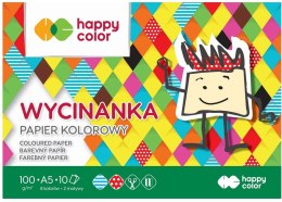 Blok Wycinanka A5/10K 100g HAPPY COLOR