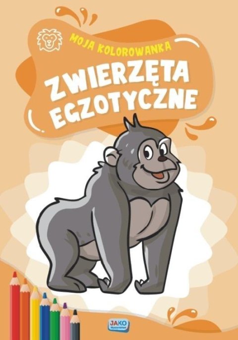 Moja kolorowanka. Zwierzęta egzotyczne