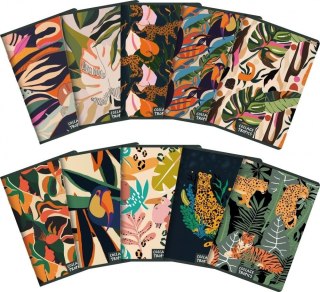 Zeszyt A5/96K kratka Collage Tropics (5szt)