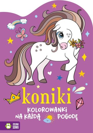 Kolorowanki na każdą pogodę. Koniki