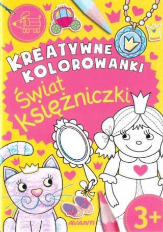 Kreatywne kolorowanki. Świat księżniczki