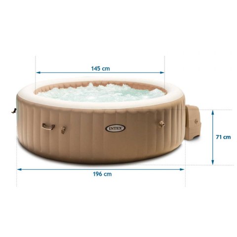 Dmuchane SPA Jacuzzi z hydromasażem 196 x 71 cm 4 os. INTEX 28426