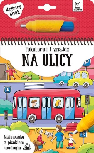 Malowanka z pisakiem.. Pokoloruj i znajdź na ulicy