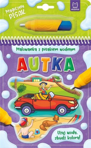 Malowanka z pisakiem wodnym. Autka